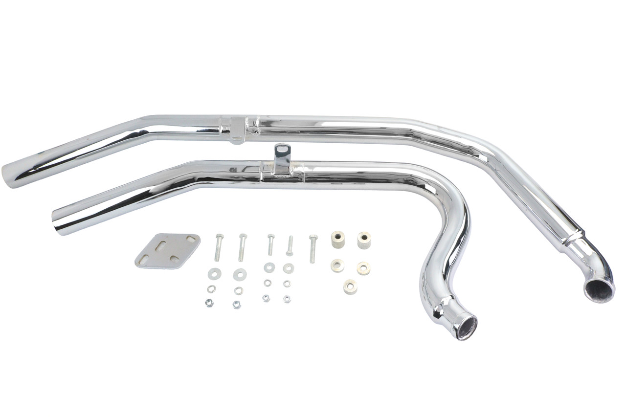 Ultima #60-305 - Big Growl Long Barrels Exhaust Pipe Set Chrome
