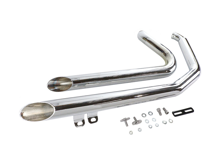 V-Twin - Factory Sample Wyatt Gatling Exhaust Drag Pipe Set Down