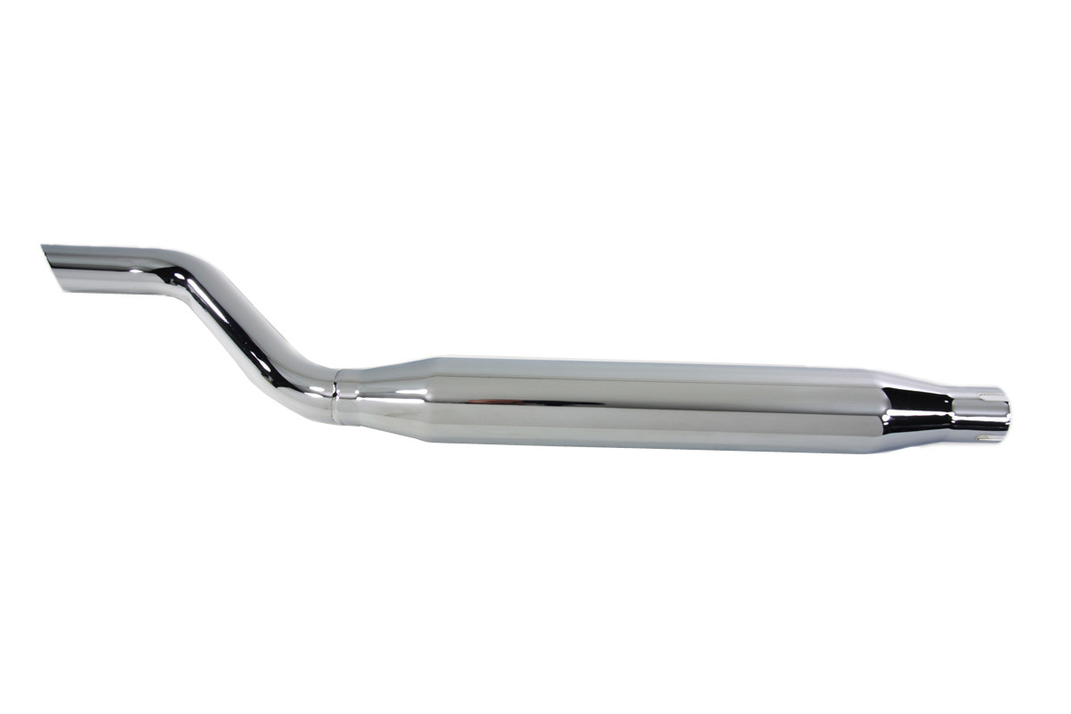 V-Twin - Factory Sample Upsweep Muffler with Down Slash