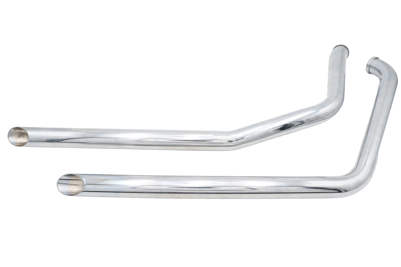 V-Twin - Factory Sample Exhaust Drag Pipe Set Slash Cut Ends