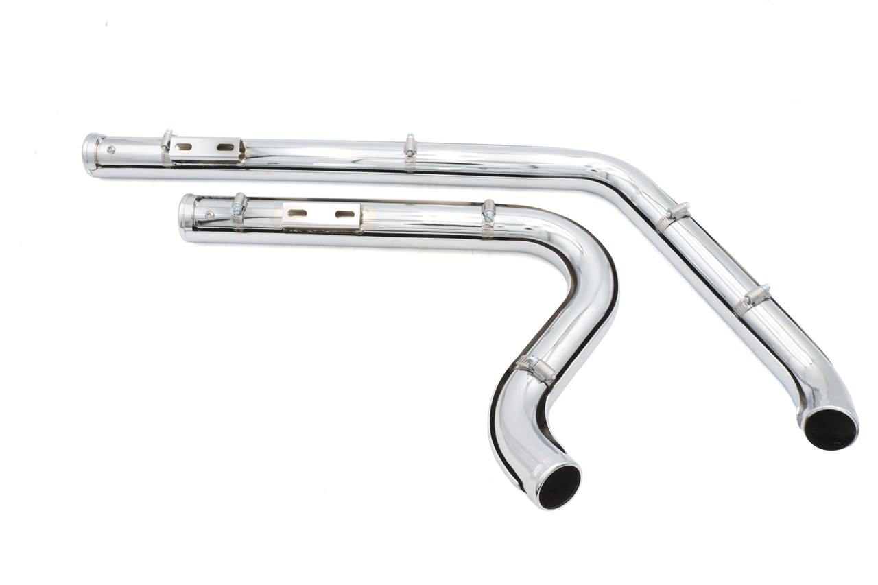 V-Twin - Factory Sample Wyatt Gatling Drag Exhaust Pipe Set Short