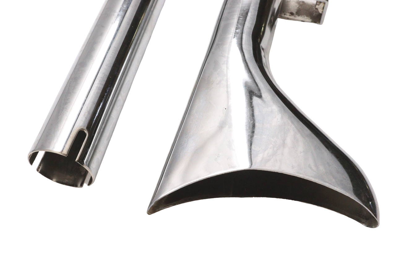 V-Twin - Factory Sample True Dual Header with Fishtails Chrome