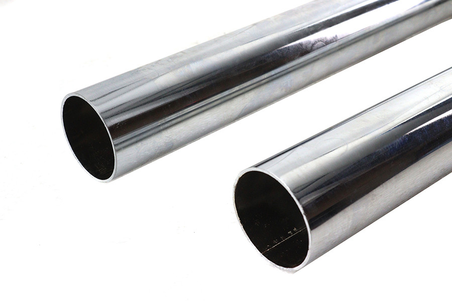 V-Twin #8115 - Exhaust Drag Pipe Set Chrome Shotgun Style