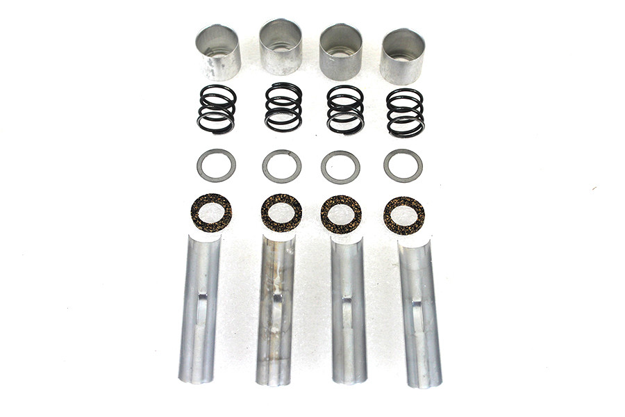 Colony - Upper Pushrod Cover Kit Cadmium Plated