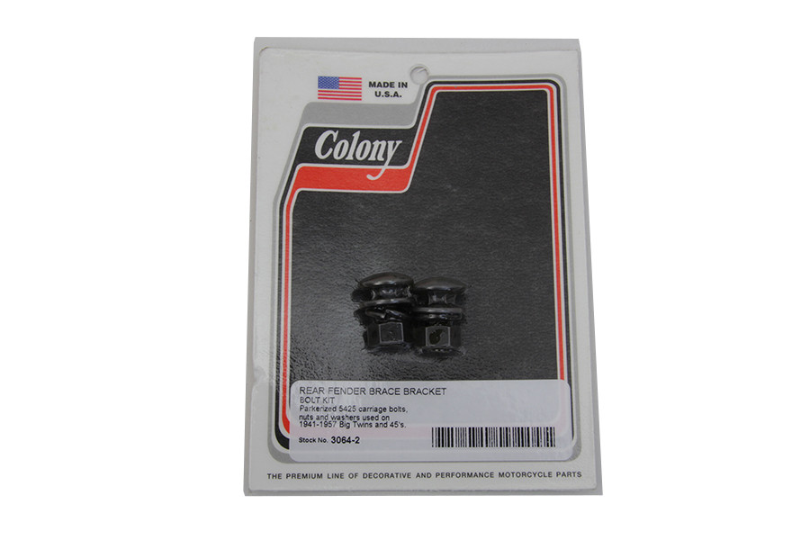 Colony - Rear Fender Brace Bracket Bolt Kit