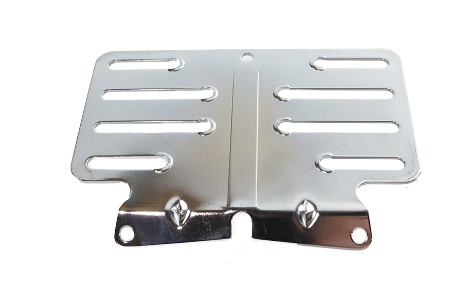 V-Twin #69380-09BHP - License Backing Plate Chrome