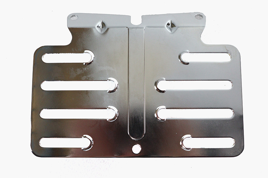 V-Twin #69380-09BHP - License Backing Plate Chrome
