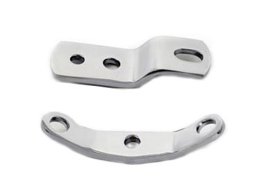 V-Twin #70384 - Chrome Top Motor Mount 2 Piece Set