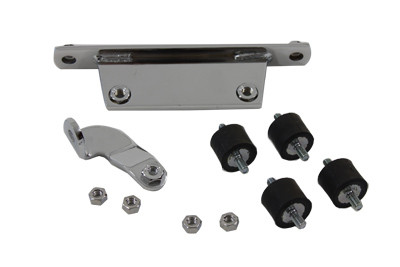V-Twin #74022A - Round Oil Tank Mount Chrome
