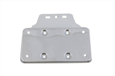 V-Twin - Tail Lamp License Plate Holder Chrome