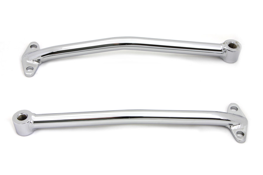 V-Twin - Chrome Rear Fender Brace Set