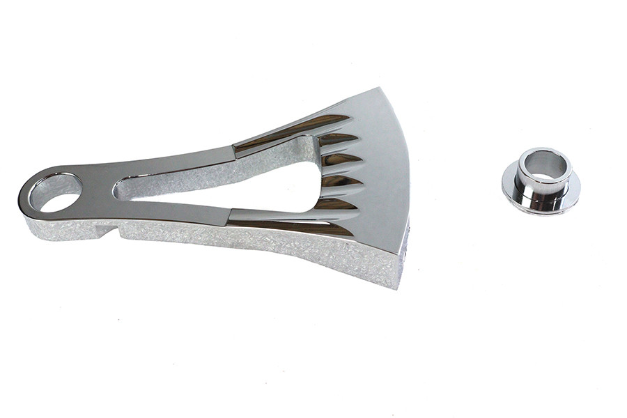 V-Twin #76061A - Side Mount Tail Lamp Bracket Curved
