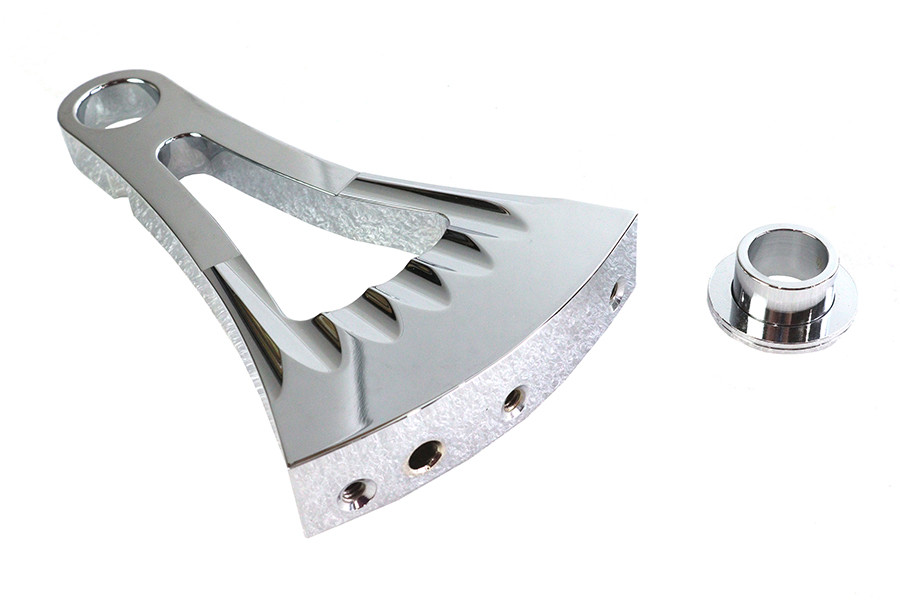 V-Twin #76061A - Side Mount Tail Lamp Bracket Curved