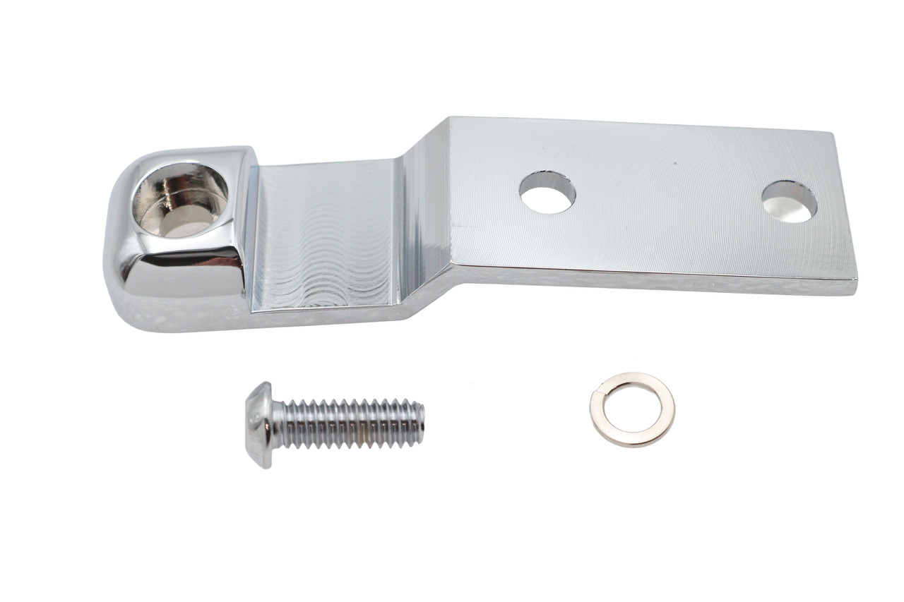 V-Twin - Chrome Billet Rear Seat Tab