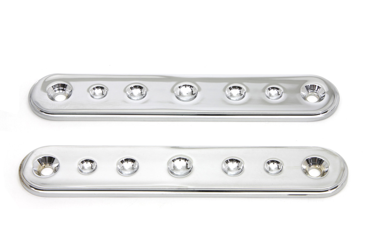 V-Twin #9971 - Chrome Spotlamp Eliminator Bracket Set