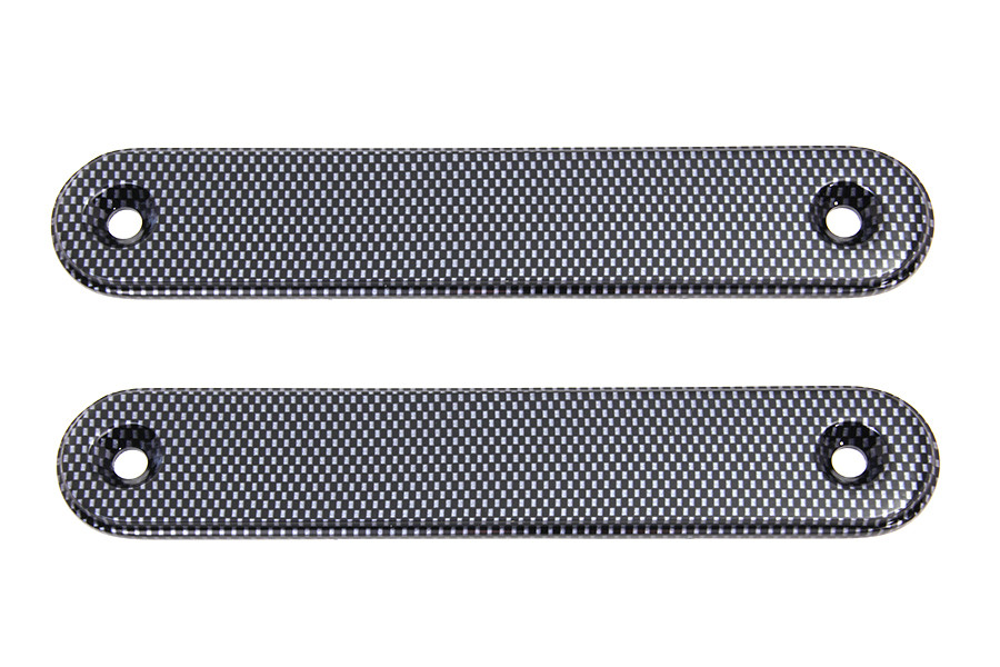 V-Twin #7778 - Carbon Fiber Spotlamp Eliminator Bracket Set