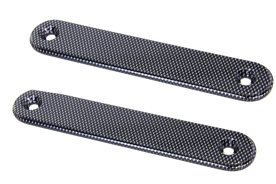 V-Twin #7778 - Carbon Fiber Spotlamp Eliminator Bracket Set