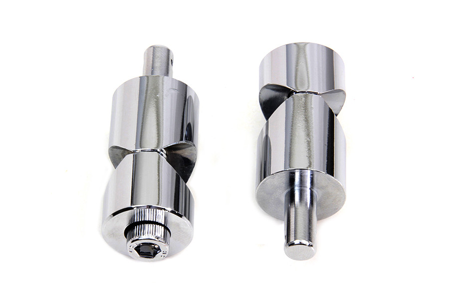 V-Twin - Chrome Solo Seat Spring Stanchions