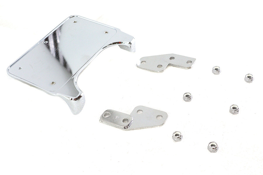 V-Twin #76731 - Chrome Billet License Plate Holder