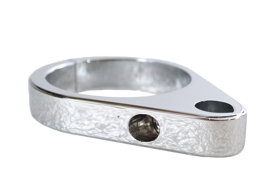 V-Twin #11-0274 - Clutch Cable Clamp Chrome