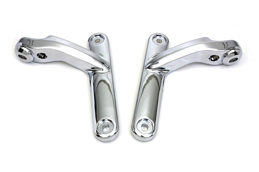 V-Twin #78163 - Chrome Spotlamp Bracket Set