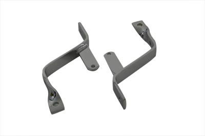 Paughco #539CA - Bullet Style Tail Lamp Bracket Set Chrome
