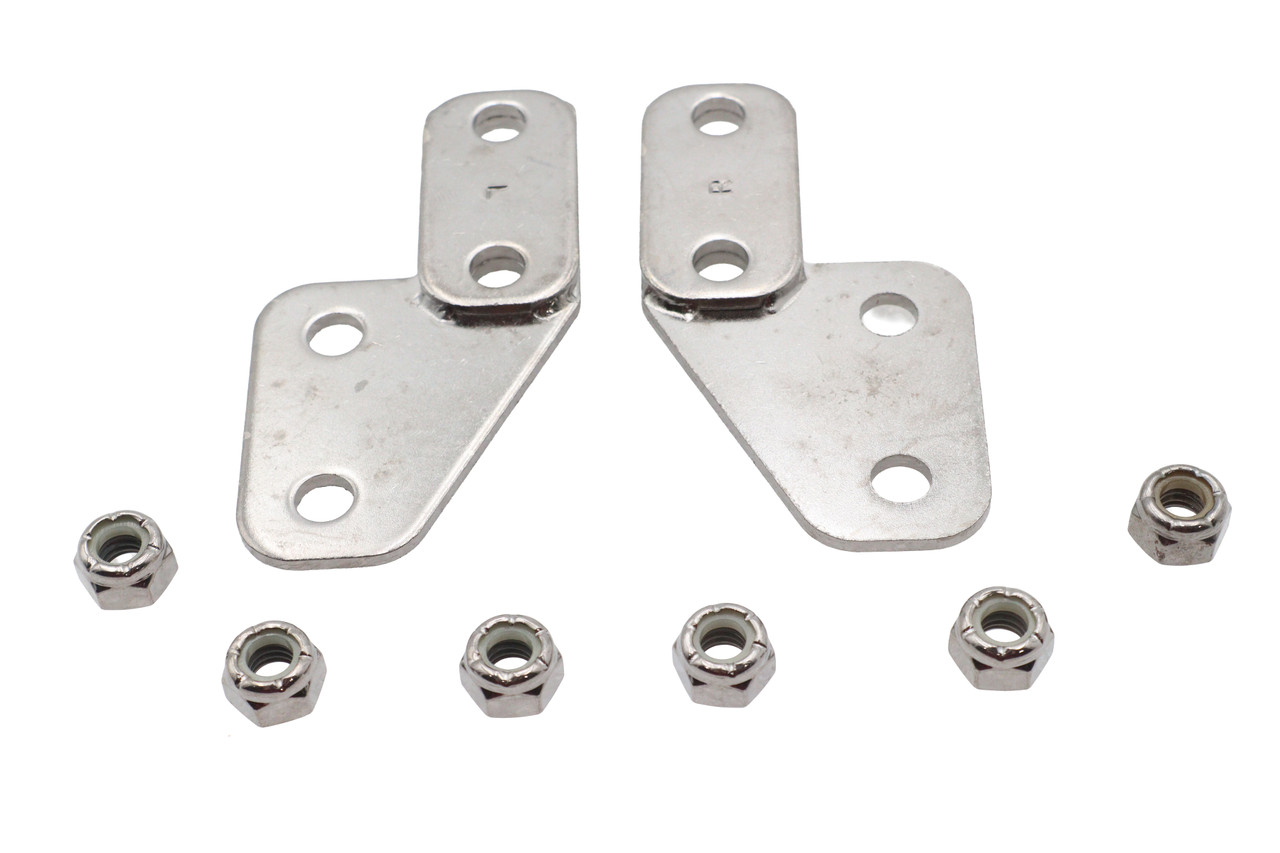 V-Twin #76732 - License Plate Frame Bracket Kit Billet