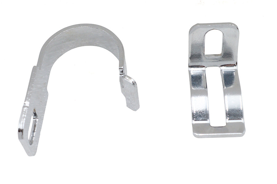 V-Twin #64237 - Hinged Exhaust Clamp Chrome