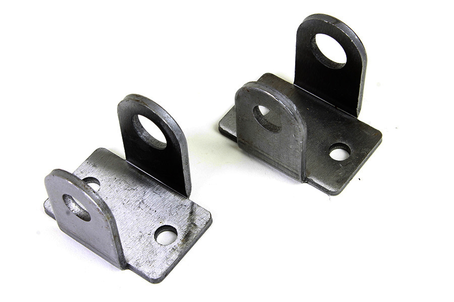 V-Twin #D-2108 - Servi-Car Upper Shock Bracket Set Parkerized