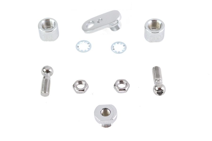V-Twin #83087 - Turn Signal Swivel Assembly Kit Chrome