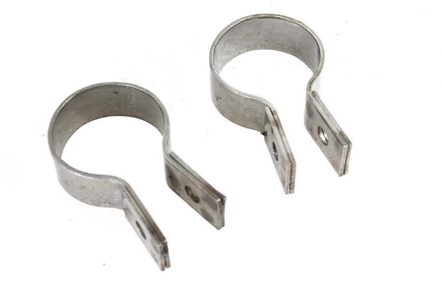V-Twin #65275-62 - XL Muffler Clamp Stainless Steel