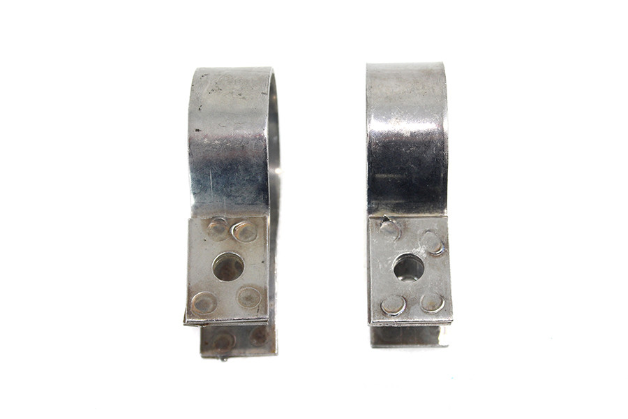 V-Twin #65275-62 - XL Muffler Clamp Stainless Steel