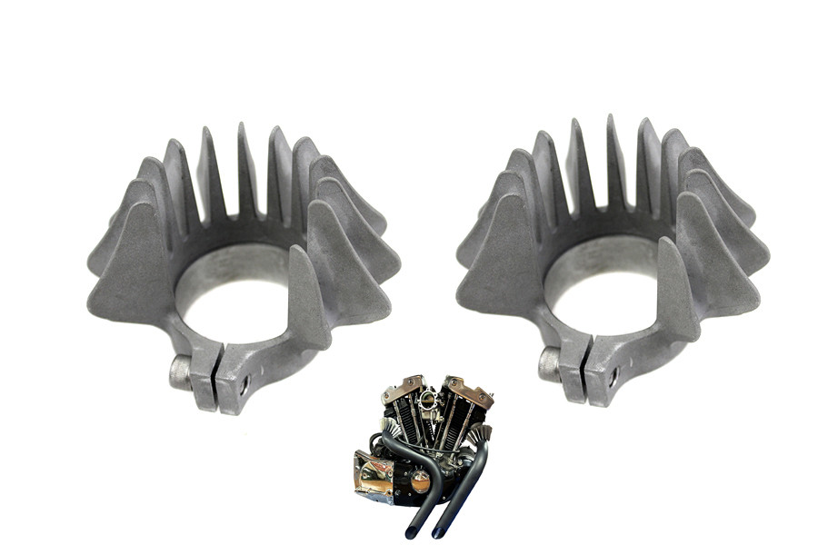 V-Twin - XL Finned Header Clamp Set