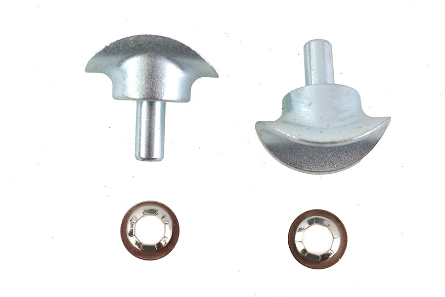 V-Twin #31-197 - Solo Seat Spring Mount Perch Set Zinc
