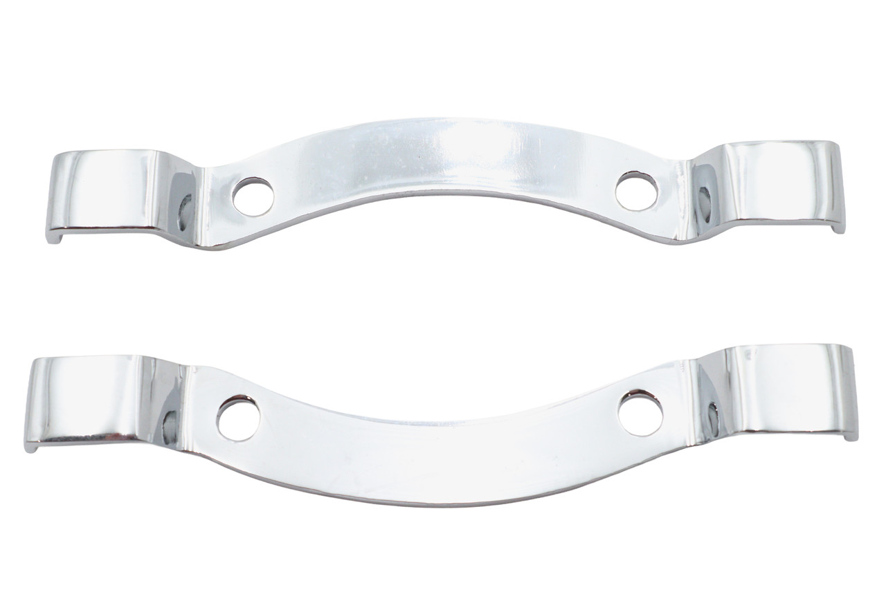 V-Twin #70877A - Chrome Bracket Set for Sissy Bar Pad
