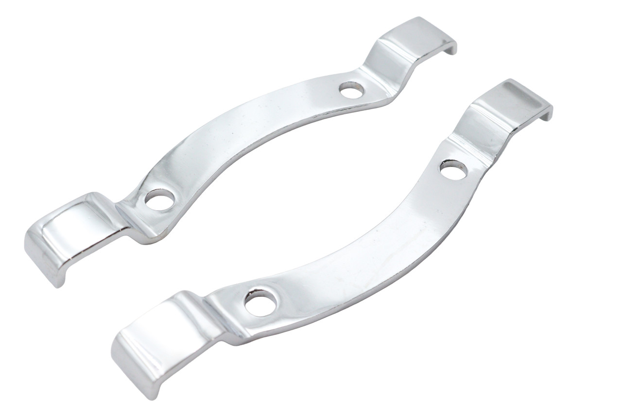 V-Twin #70877A - Chrome Bracket Set for Sissy Bar Pad