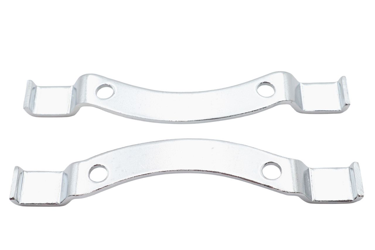 V-Twin #70877A - Chrome Bracket Set for Sissy Bar Pad