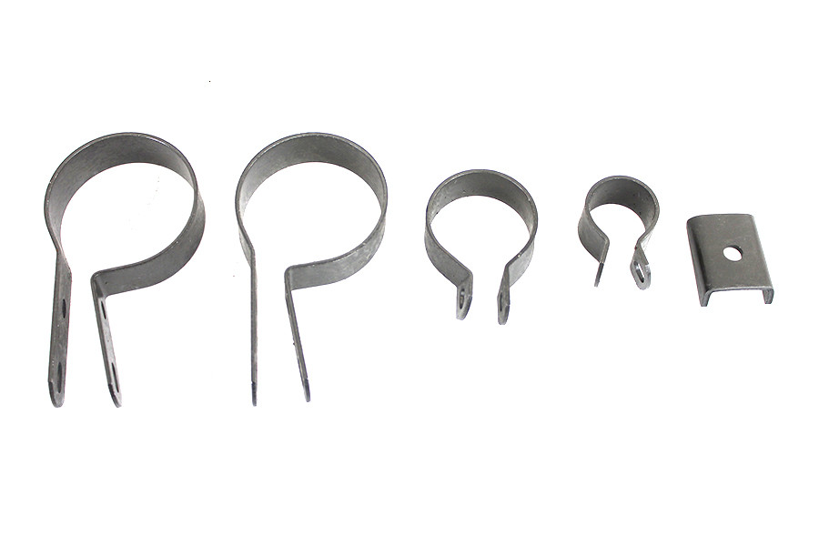 V-Twin - Parkerized Exhaust Clamp Kit