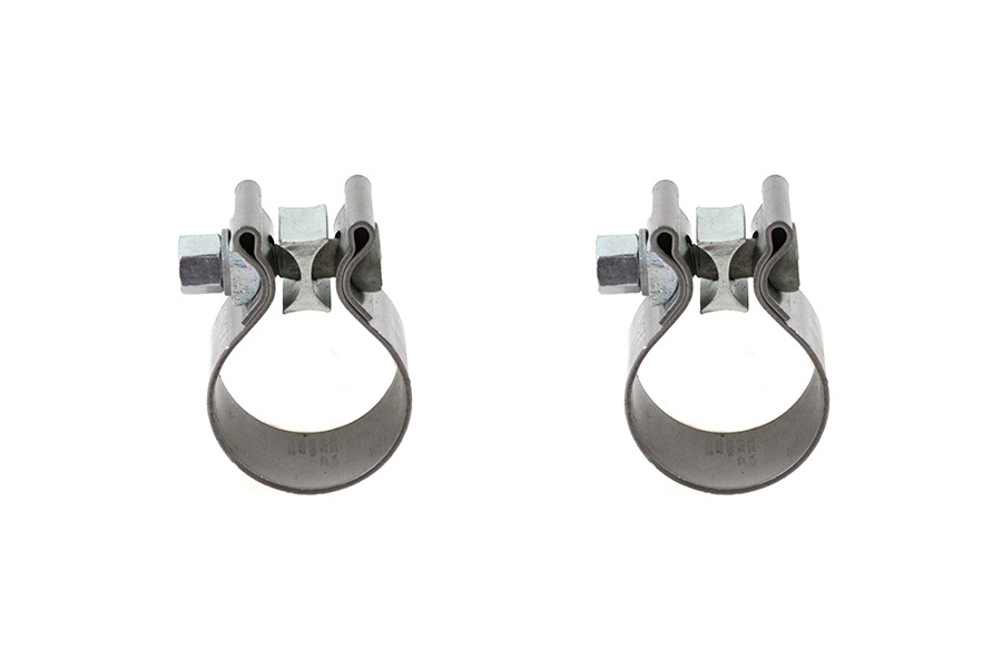 OE - OE M8 Muffler Clamp Set Stainless Steel