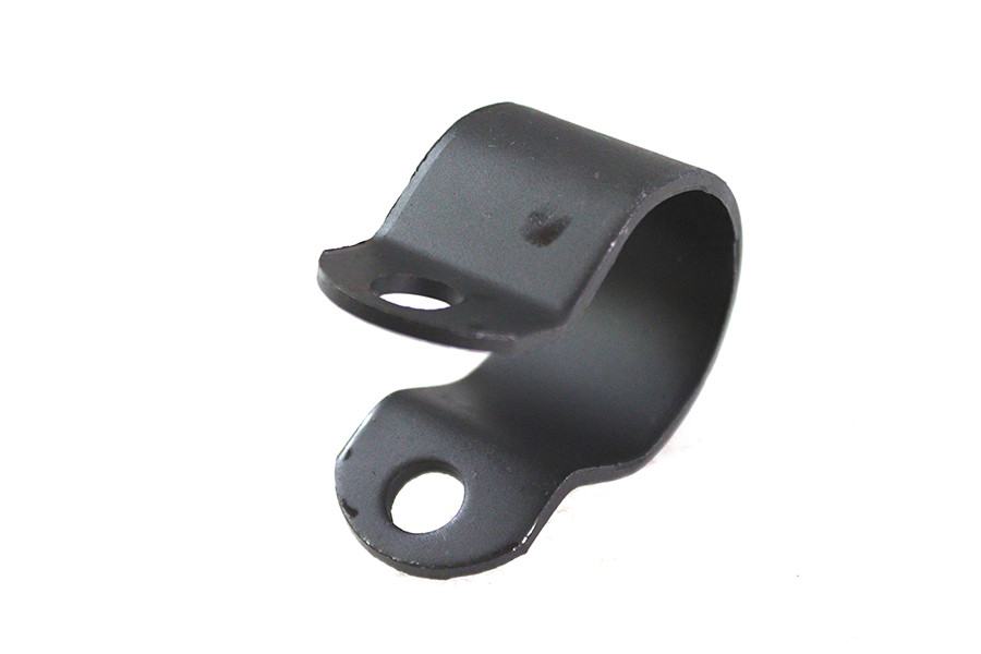 V-Twin #963484B - Black Front Frame Exhaust Clamp
