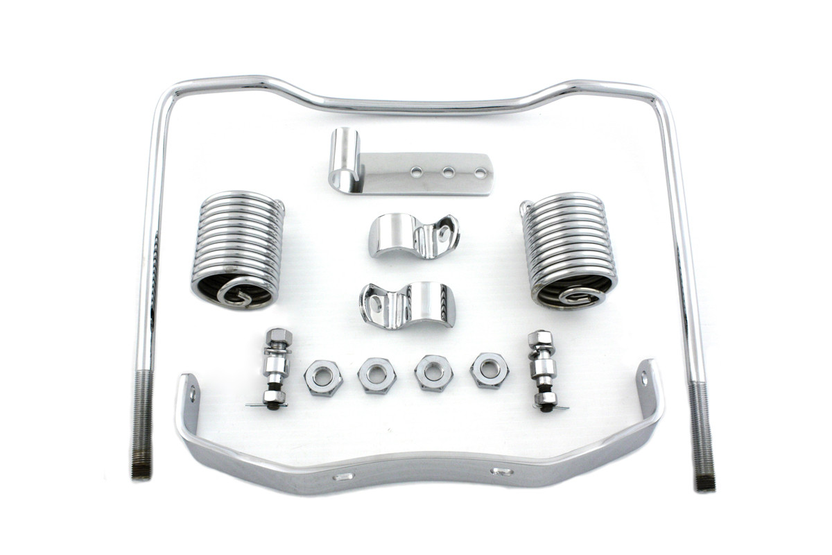 V-Twin #62230C - Chrome Auxiliary Seat Spring Kit