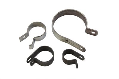 V-Twin - Parkerized Exhaust Clamp Kit