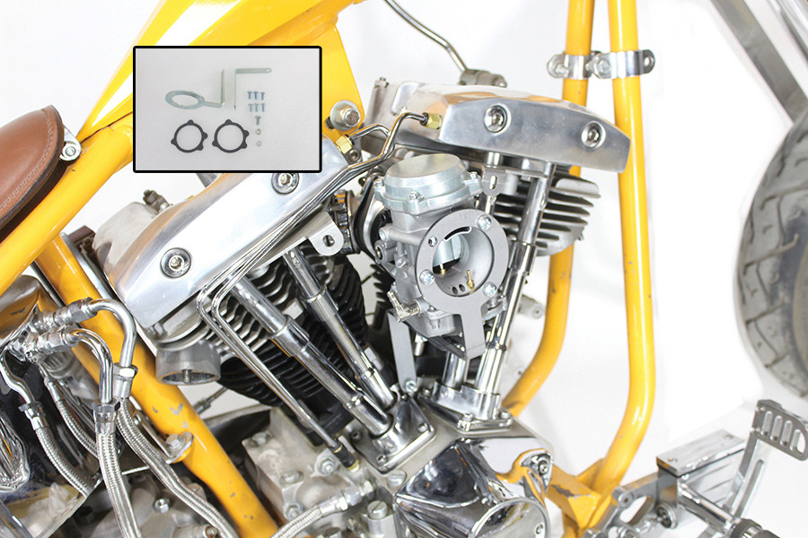 V-Twin - CV Carburetor Support Kit Zinc Plated