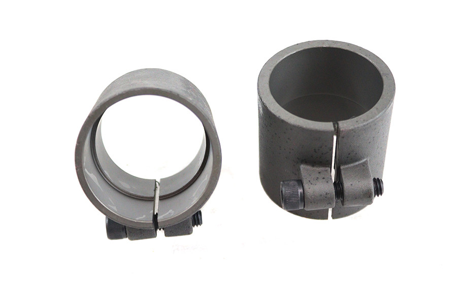V-Twin #07937K - Parkerized 1-3/4 inch Seamless Exhaust Clamp Set