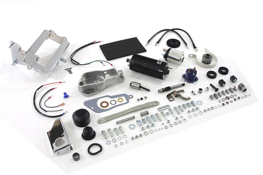 Volt Tech - Prestolite Black Electric Starter Kit