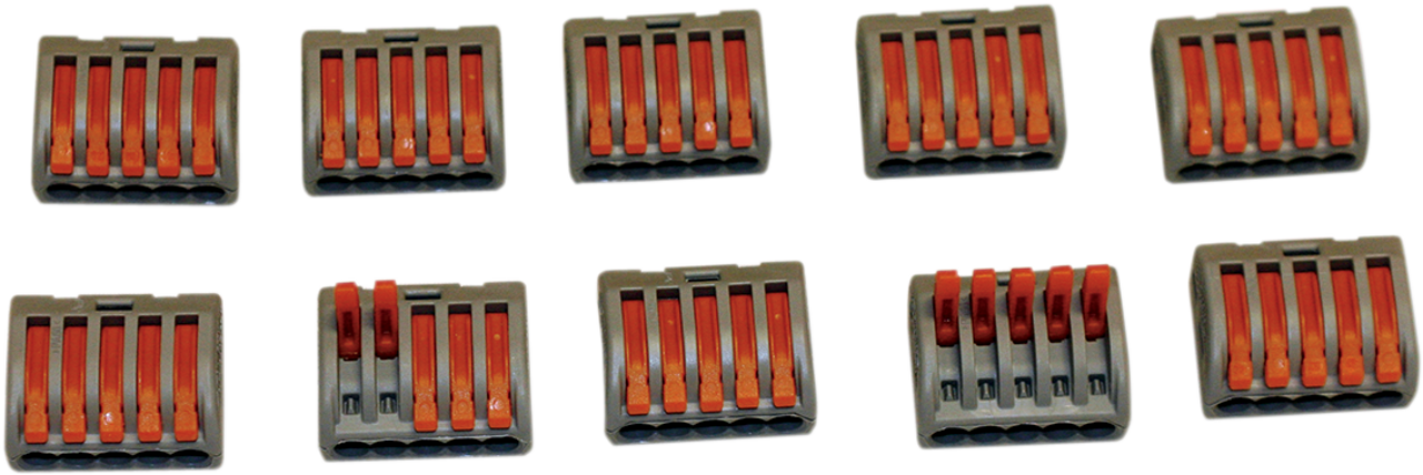 Wiring Cage Clamps 5-Spot - 10PK