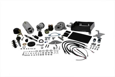 Volt Tech - Prestolite Chrome Electric Starter Kit