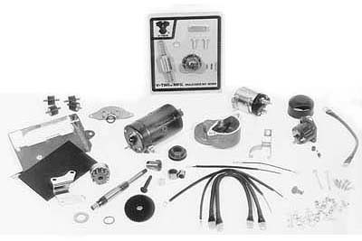 Volt Tech - Prestolite Chrome Electric Starter Kit
