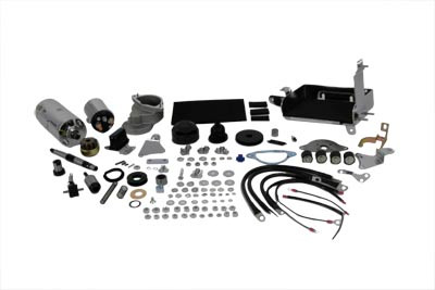 Volt Tech - Prestolite Chrome Electric Starter Kit