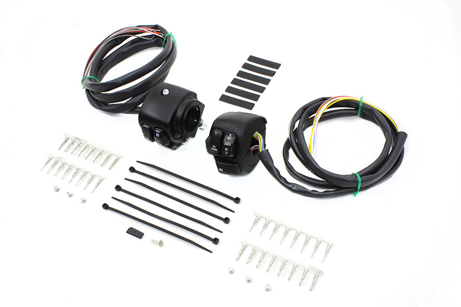 Volt Tech #371012 - Handlebar Control Switch Housing Kit Black